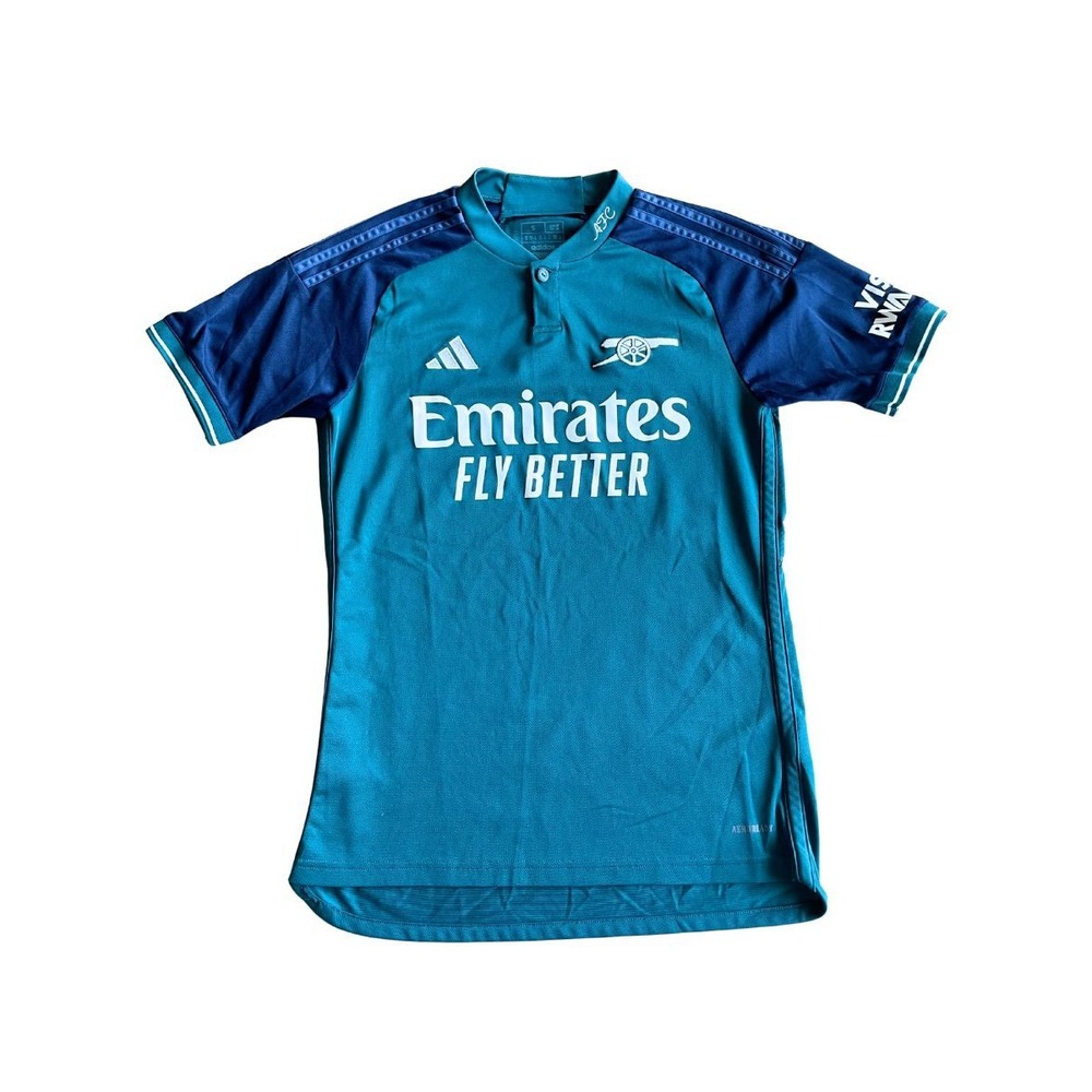 Adidas Arsenal 2023/24 Third Jersey Mens SM Green Navy Emirates Soccer Football